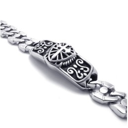 Pulseira De Titânio De 8,5 Polegadas
