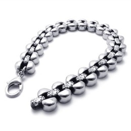 Pulseira De Titânio De 8,5 Polegadas