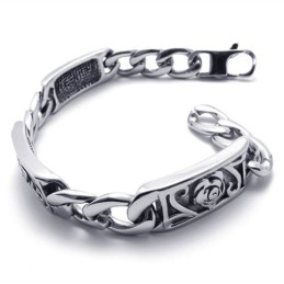 Pulseira De Titânio De 8,5 Polegadas