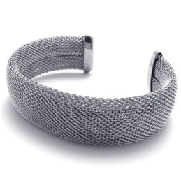 Pulseira Cabos Grande Titânio