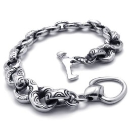 Pulseira De Titânio De 8,9 Polegadas