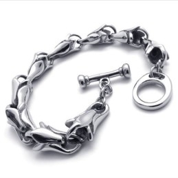 Pulseira De Titânio De 9,1 Polegadas