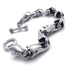 Pulseira De Titânio De 9,1 Polegadas