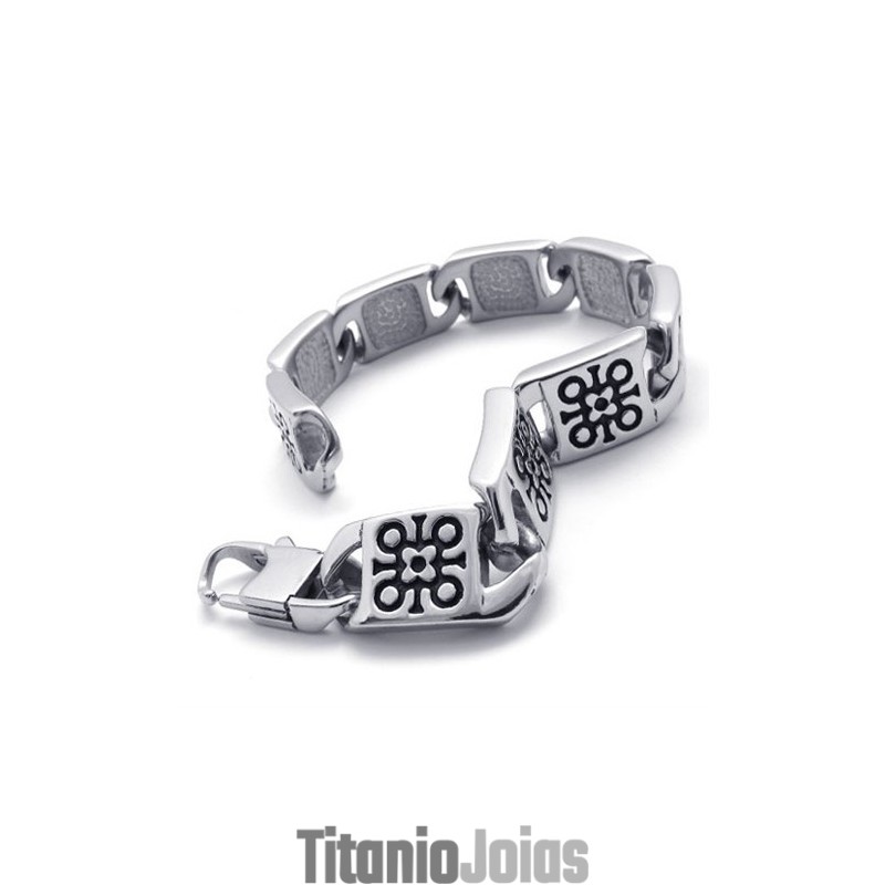 Pulseira De Titânio De 8,7 Polegadas