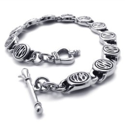 Pulseira De Titânio De 8,7 Polegadas