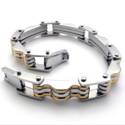 Pulseira De Titânio Lovers De 9,1 Polegadas
