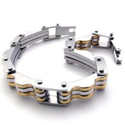Pulseira De Titânio Lovers De 9,1 Polegadas