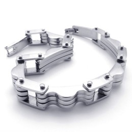 Pulseira De Titânio Lovers De 9,1 Polegadas