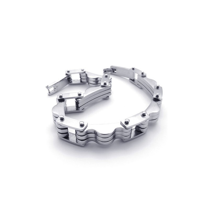 Pulseira De Titânio Lovers De 9,1 Polegadas