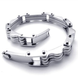 Pulseira De Titânio Lovers De 9,1 Polegadas