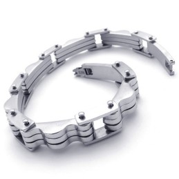 Pulseira De Titânio Lovers De 9,1 Polegadas