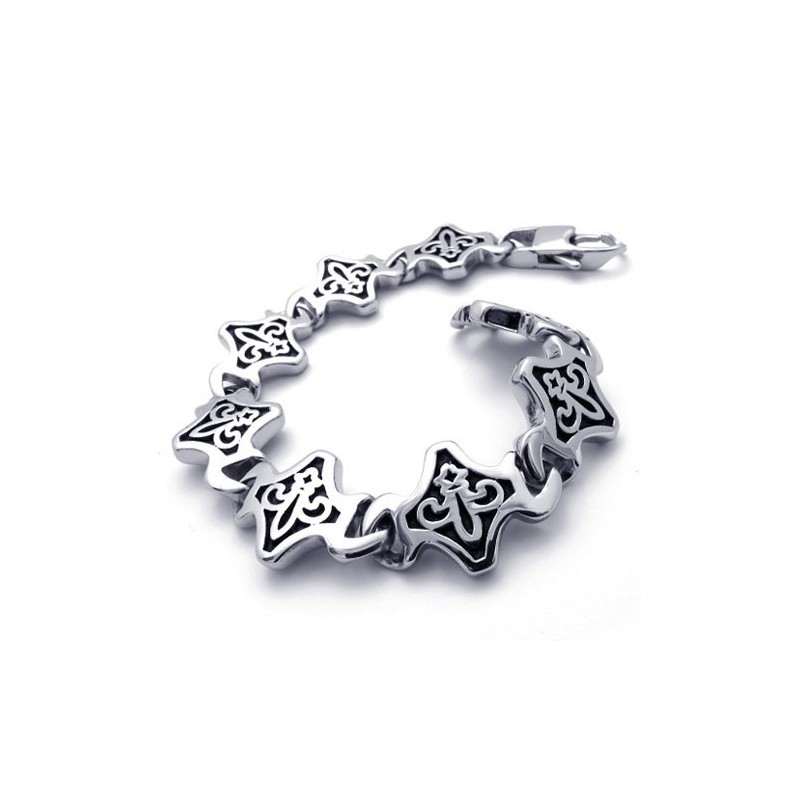 Pulseira Retrô De Titânio De 8,7 Polegadas Pulseira Retrô De Titânio De 8,7 Polegadas