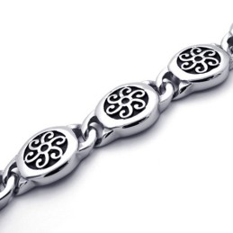 Pulseira Retrô De Titânio De 8,7 Polegadas