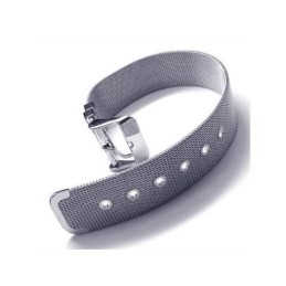 Pulseira Masculina De Prata E Titânio Puro Com Pingente