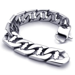 Pulseira De Titânio De 8,5 Polegadas