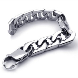 Pulseira De Titânio De 8,5 Polegadas