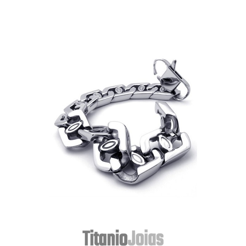 Pulseira De Titânio De 8,7 Polegadas