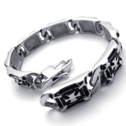 Pulseira De Titânio De 8,5 Polegadas