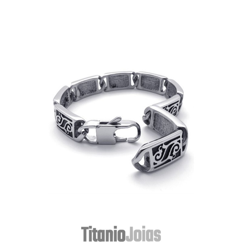 Pulseira De Titânio De 8,7 Polegadas