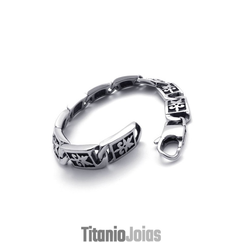 Pulseira De Titânio De 8,9 Polegadas