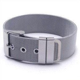 Pulseira Masculina De Prata E Titânio Puro Com Pingente