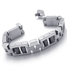 Pulseira De Titânio De 8,5 Polegadas