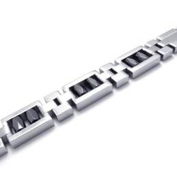 Pulseira De Titânio De 8,5 Polegadas