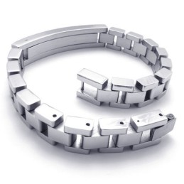 Pulseira De Titânio De 8,5 Polegadas