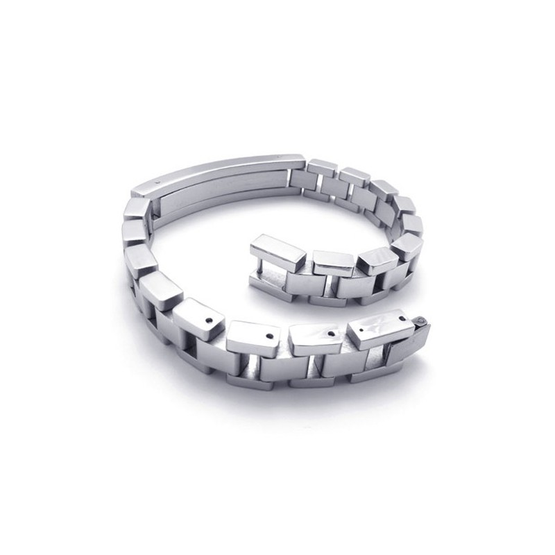 Pulseira De Titânio De 8,5 Polegadas
