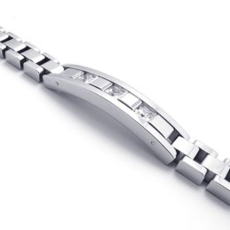 Pulseira De Titânio De 8,5 Polegadas