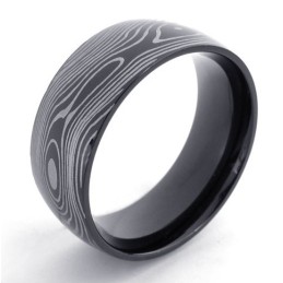 Anel De Titânio Preto