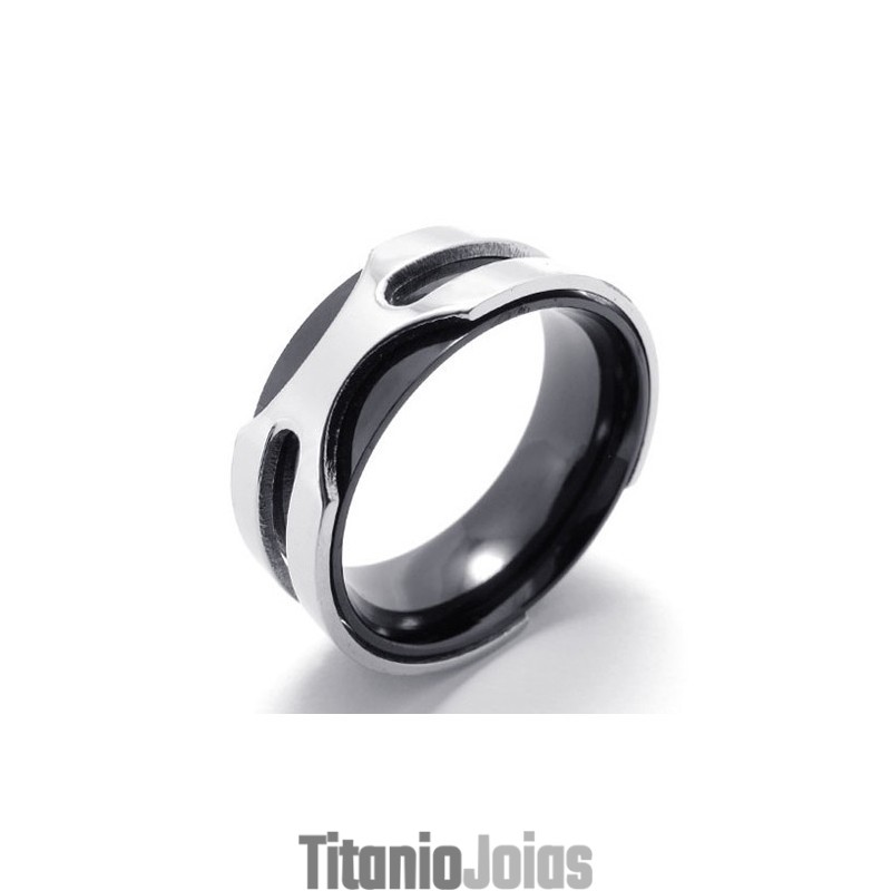 Anel De Titânio Preto Anel De Titânio Preto