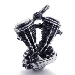 Pingente De Motor De Motocicleta De Titânio