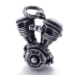 Pingente De Motor De Motocicleta De Titânio