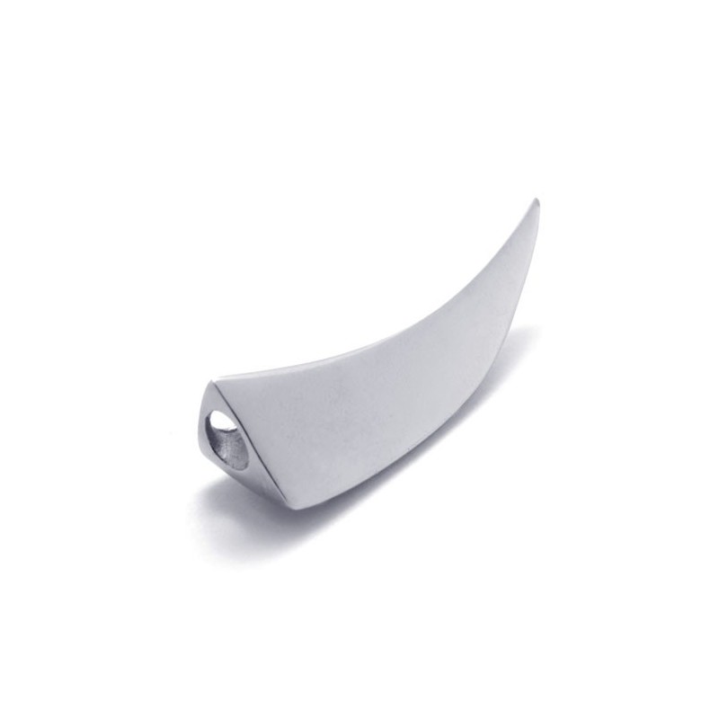 Pingente De Dente De Lobo De Titânio Pingente De Dente De Lobo De Titânio