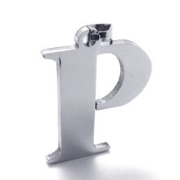 Pingente De Titânio Para Letra "P"