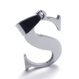 Pingente De Titânio Para Letra "S"