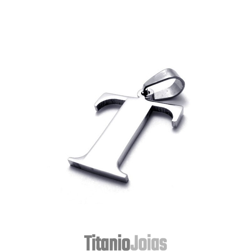 Pingente De Titânio Com Letra "T" Pingente De Titânio Com Letra "T"