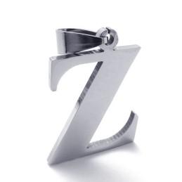Pingente De Titânio Com Letra "Z"