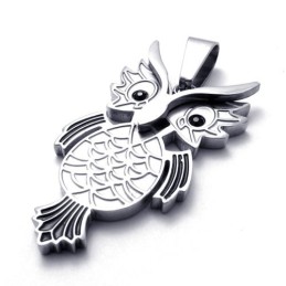 Pingente De Titânio Coruja