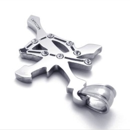 Pingente De Strass De Titânio Capricórnio