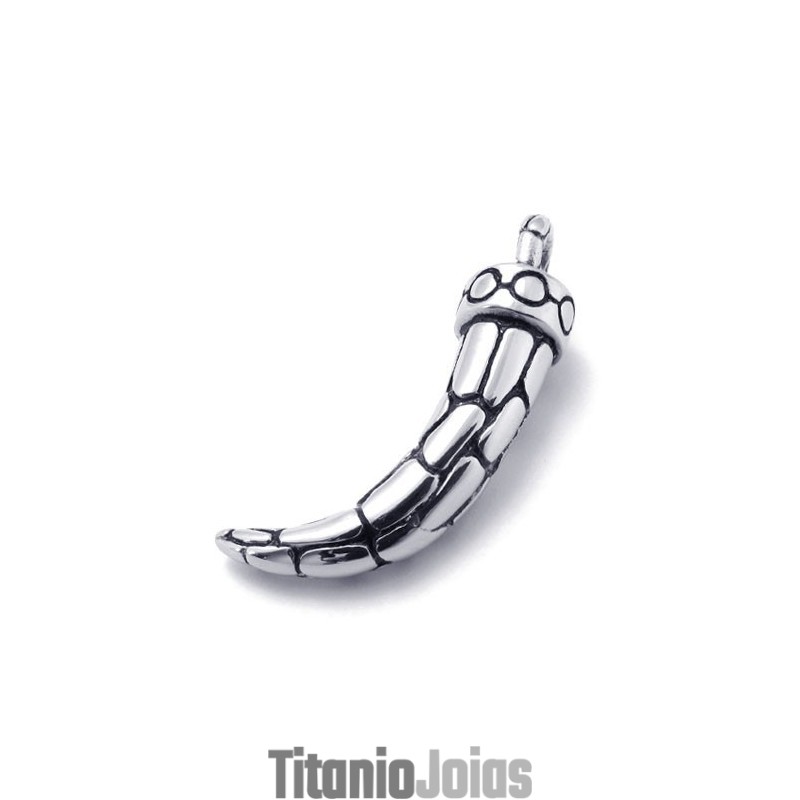 Pingente De Chifre De Boi De Titânio Pingente De Chifre De Boi De Titânio