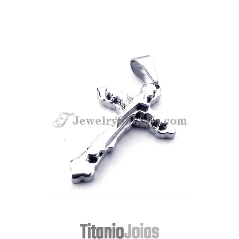 Pingente De Cruz De Titânio Da Moda Para Mulheres Pingente De Cruz De Titânio Da Moda Para Mulheres
