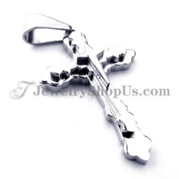 Pingente De Cruz De Titânio Da Moda Para Mulheres