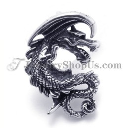 Pingente De Dragão De Titânio Da Moda