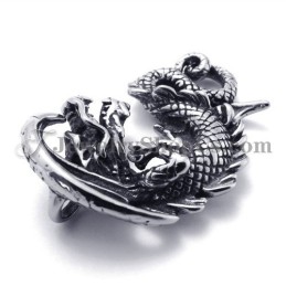Pingente De Dragão De Titânio Da Moda
