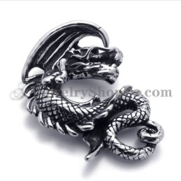Pingente De Dragão De Titânio Da Moda