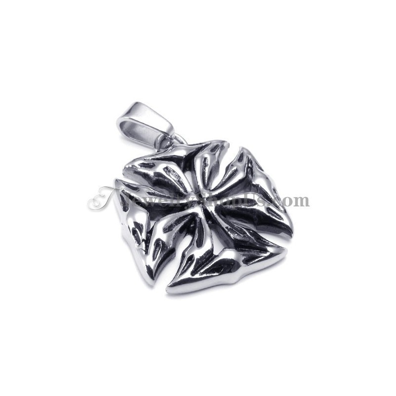 Pingente Clássico Cruz De Titânio Preto Pingente Clássico Cruz De Titânio Preto