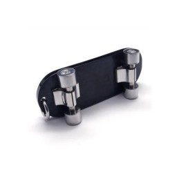 Colar Masculino Com Pingente De Cruz Em Titânio Puro E Pingente De Skate