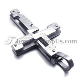 Pingente De Cruz De Titânio Da Moda